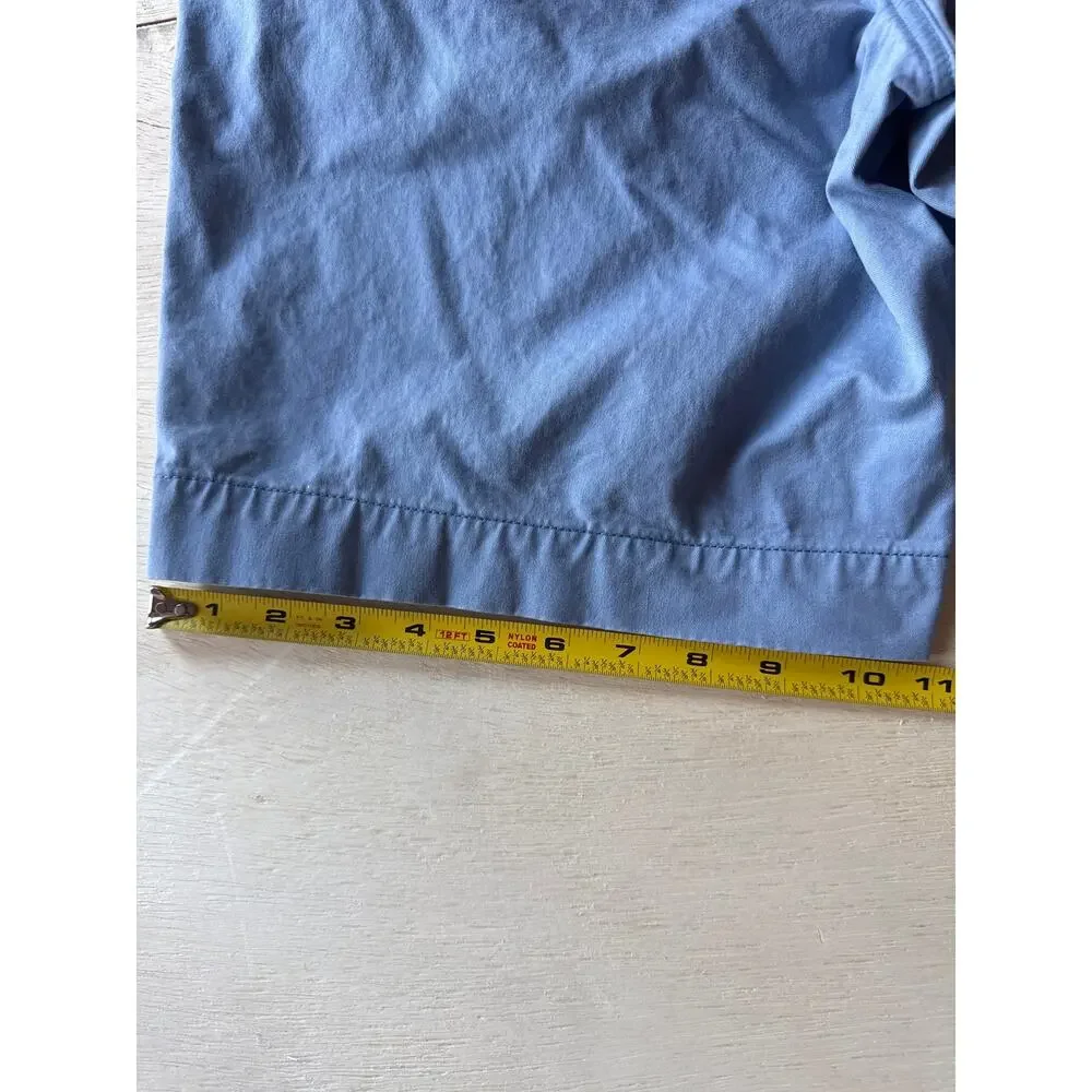 Polo Ralph Lauren Mens 33 Light Blue Cotton Chino Shorts 9 Inseam